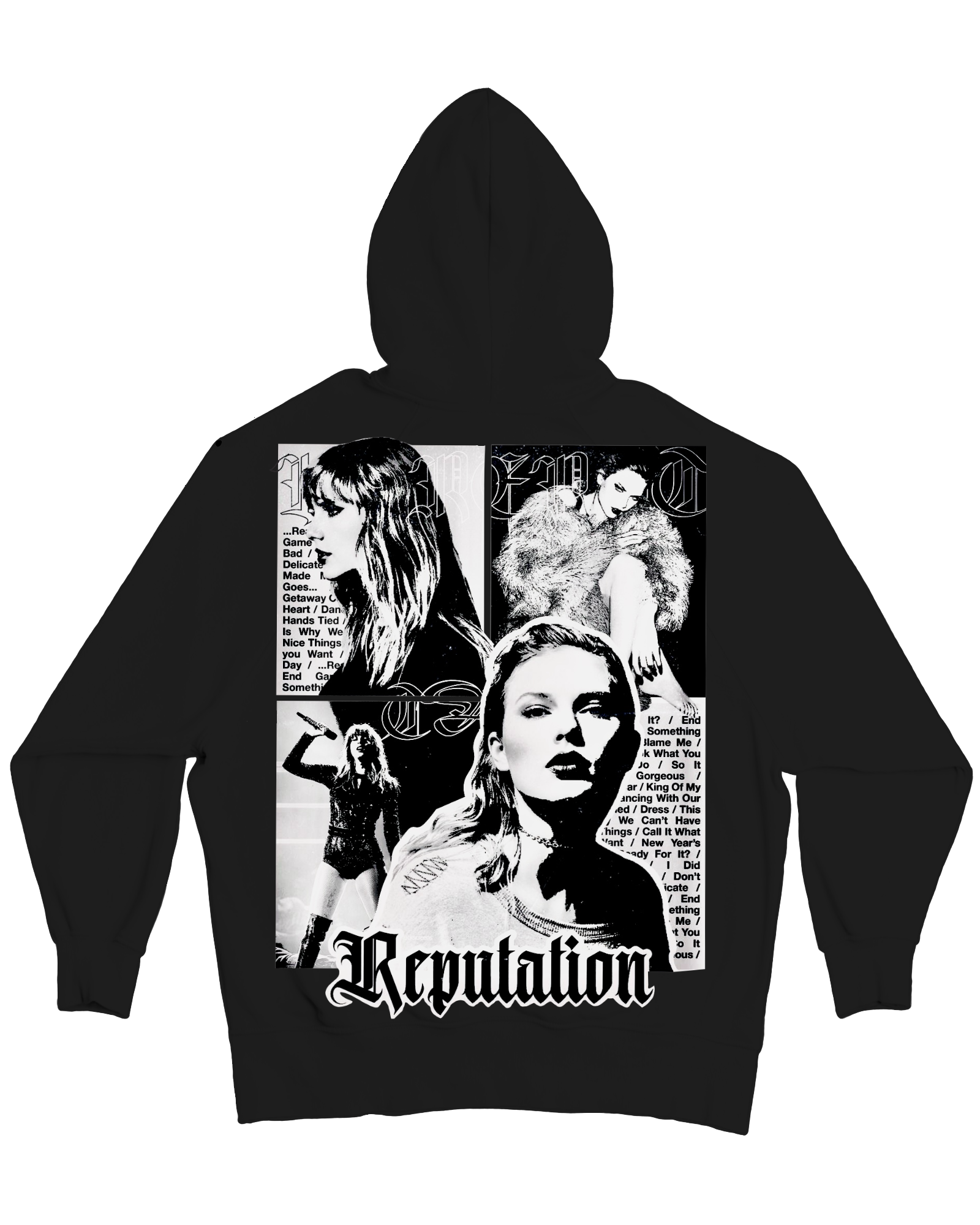 White hot sale reputation hoodie